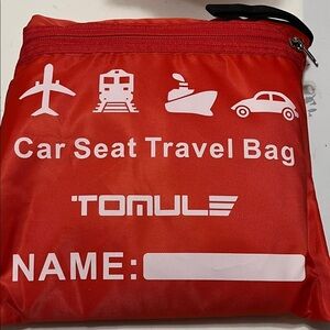 Red Car Seat Travel Bag